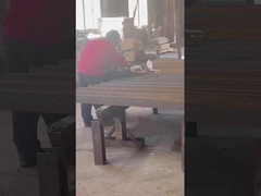 Aço galvanizado a quente com secção de viga H para postes de cerca de aeroportos