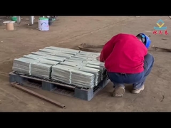 Parede de apoio de betão, vedação, suportes de vedação, aço galvanizado AISI