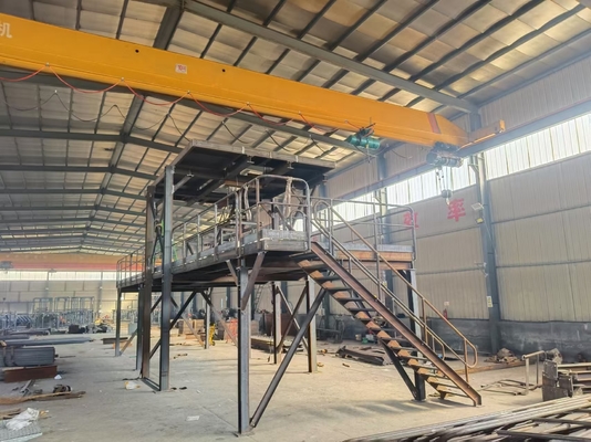 Plataforma de estrutura de aço personalizável para projetos de mineração galvanizada