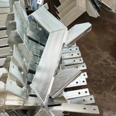 Estruturas de aço galvanizadas de escadas de piso fabricantes de baldaquinhas de escadas soldadas