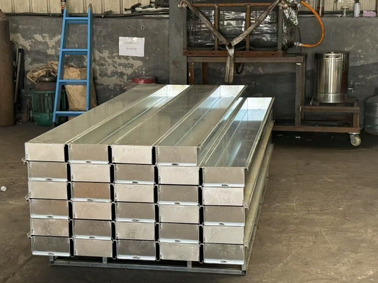 1000-4000 mm Moldes de cama de concreto de cavidade única ou múltipla em chapa de aço