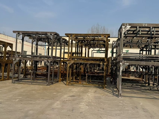 Plataforma de montagem de gabinete de fundo galvanizado a quente para torre de vento