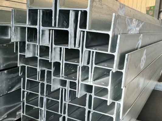 Feixe de aço resistente a carga H em projetos de construção com serviço de soldagem confiável