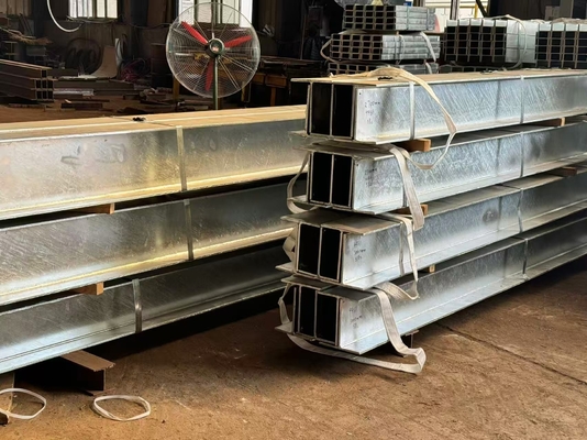 Aço galvanizado de feixe H de aço anti-ferrugem para projetos de construção