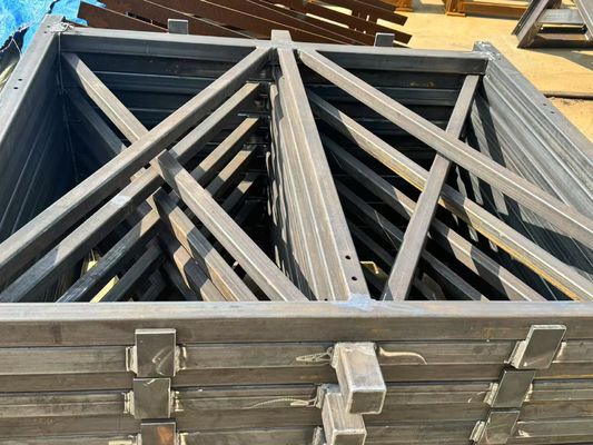 Componentes de aço estrutural personalizáveis Vigas de aço pré-fabricadas Colunas para projetos de construção residencial e comercial